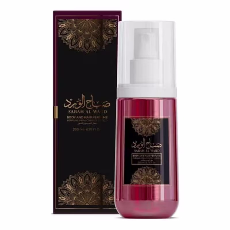 Perfume Corporal e Cabelo Sabah Al Ward 200ml Afeer