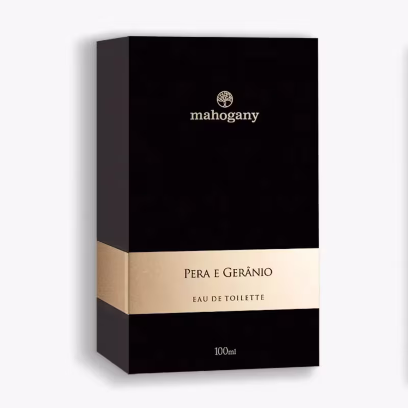 Fragrância EDT Pera e Gerânio 100Ml Mahogany