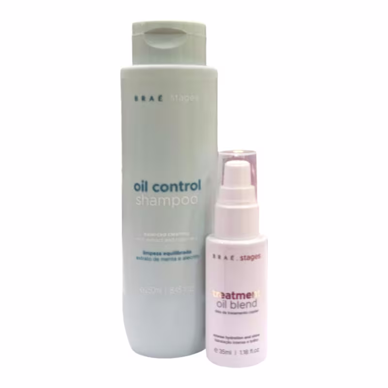 Braé Stages Oil Control - Shampoo 250ml + Oil Blend 35ml