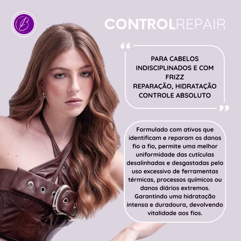 Condicionador Reparador London Cosméticos Control Repair, 1L.