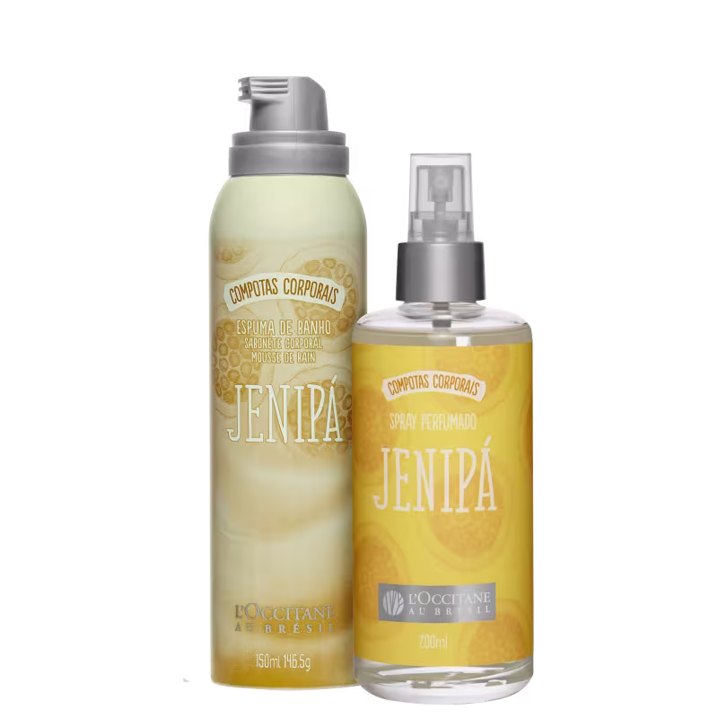 Kit L'Occitane au Brésil Compotas Corporais Jenipá (2 Produtos)
