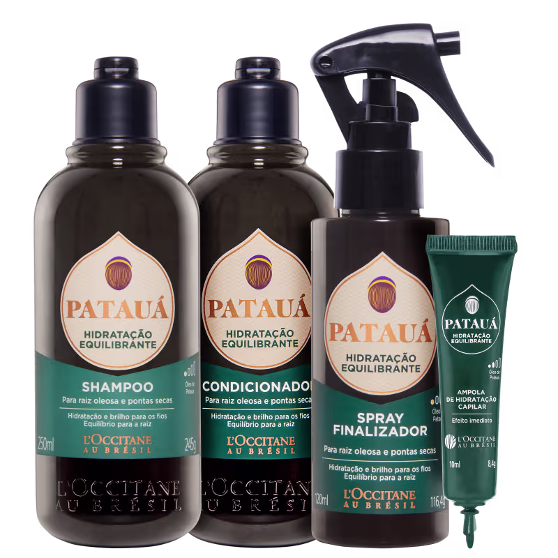 Kit L'Occitane au Brésil Patauá Hidratação Equilibrante Completo (4 Produtos)