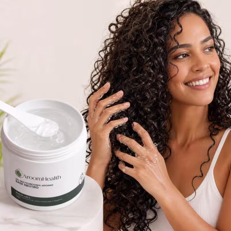 Gel Multifuncional Base Vegano Cabelo e Pele 500g Fórmula Exclusiva