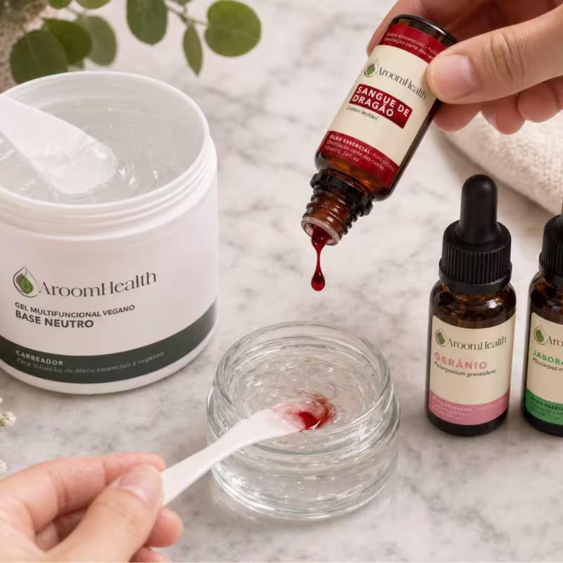Gel Multifuncional Base Vegano Cabelo e Pele 500g Fórmula Exclusiva