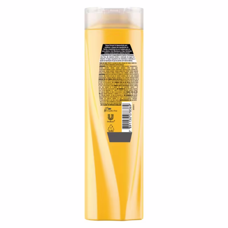 SEDA JOIAS DO SERTAO MANDACARU E CAJA SHAMPOO 325ML