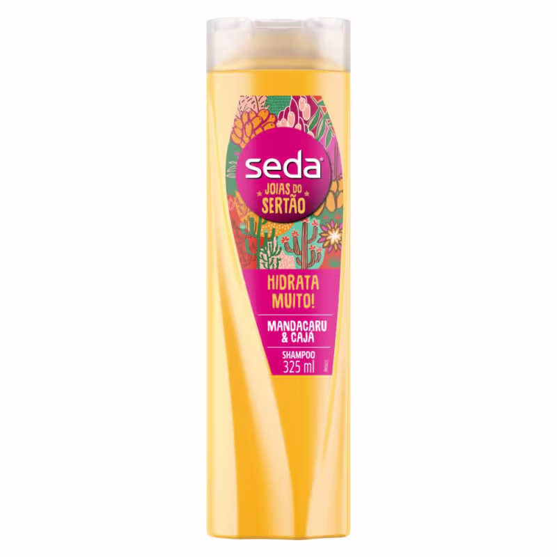 SEDA JOIAS DO SERTAO MANDACARU E CAJA SHAMPOO 325ML