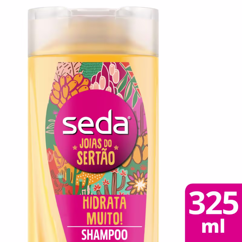 SEDA JOIAS DO SERTAO MANDACARU E CAJA SHAMPOO 325ML