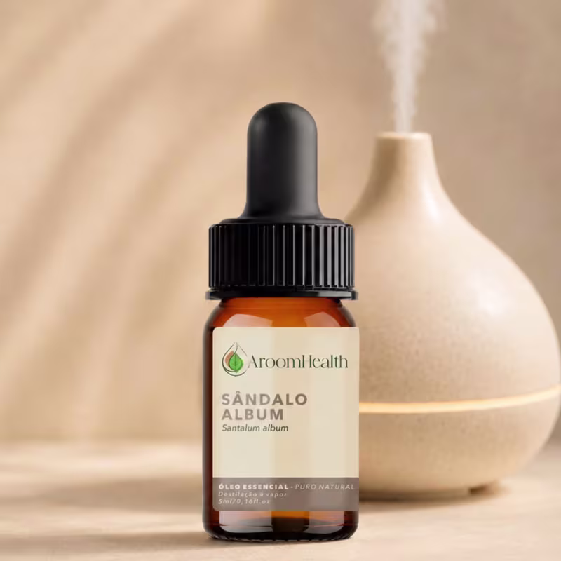 Óleo Essencial Puro Natural de Sândalo Album 5 ml