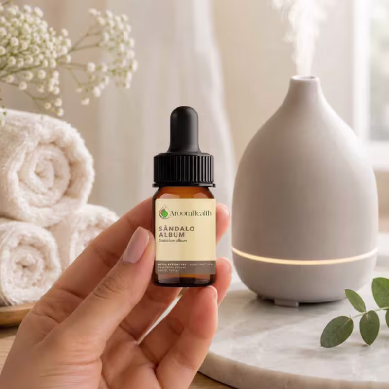 Óleo Essencial Puro Natural de Sândalo Album 5 ml