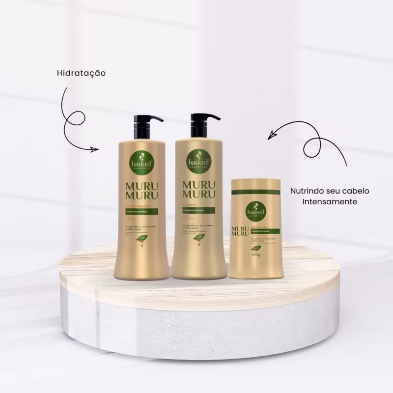 Kit Haskell Muru Muru Duo e Máscara 900ml