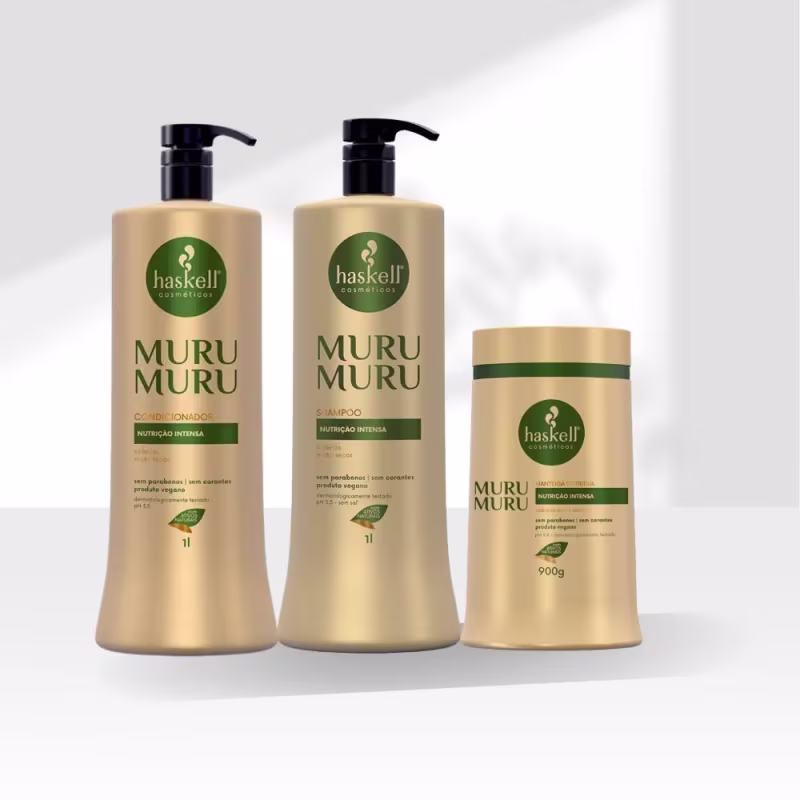 Kit Haskell Muru Muru Duo e Máscara 900ml