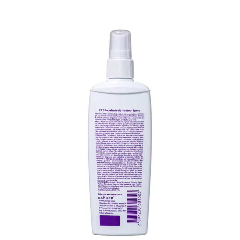 ZAZ REPELENTE DE INSETOS SPRAY 130ML