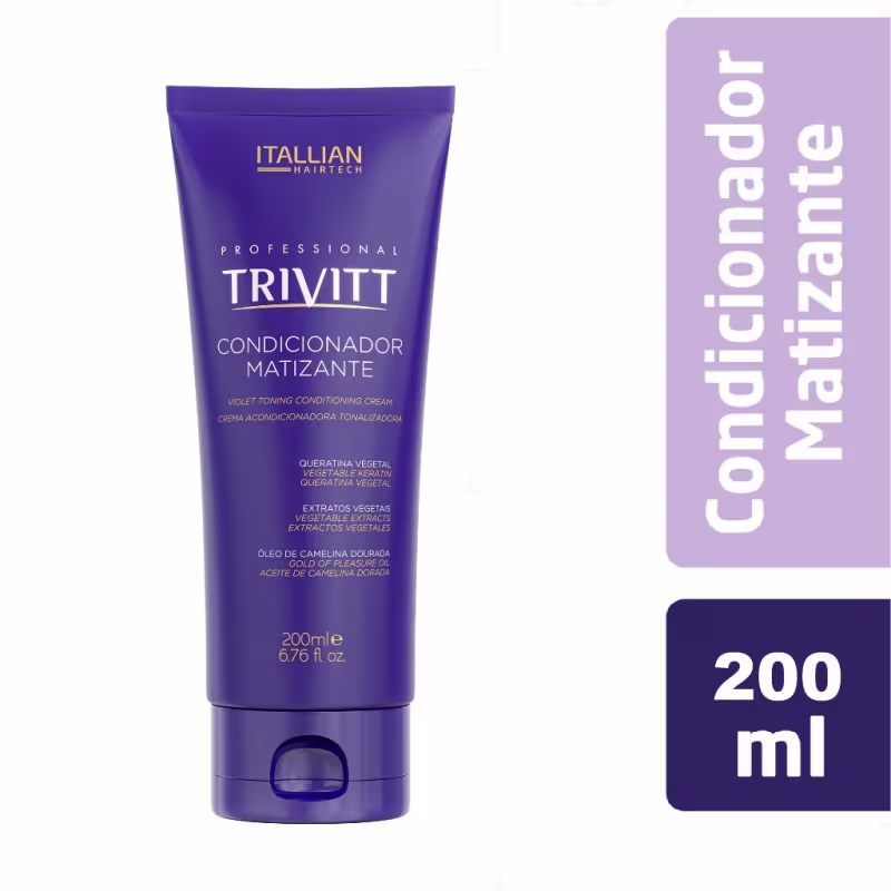 Trivitt Kit Blonde Matizante Home Care + Cauterização Profissional 300ml
