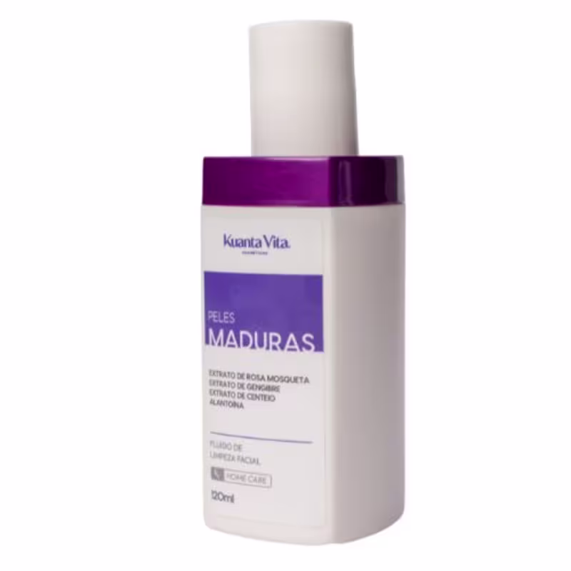 Fluido de Limpeza Facial Kuanta Vita Peles Maduras, 120ml.