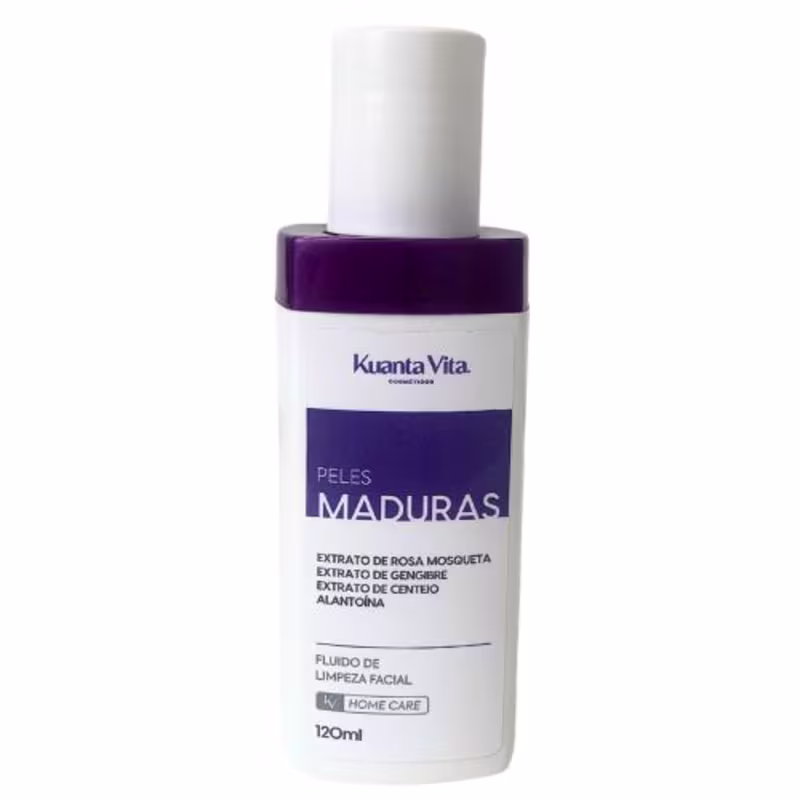 Fluido de Limpeza Facial Kuanta Vita Peles Maduras, 120ml.