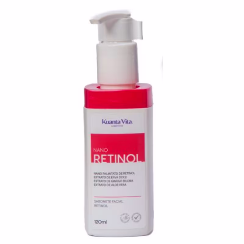 Sabonete Facial Kuanta Vita Nano Retinol, 120ml.