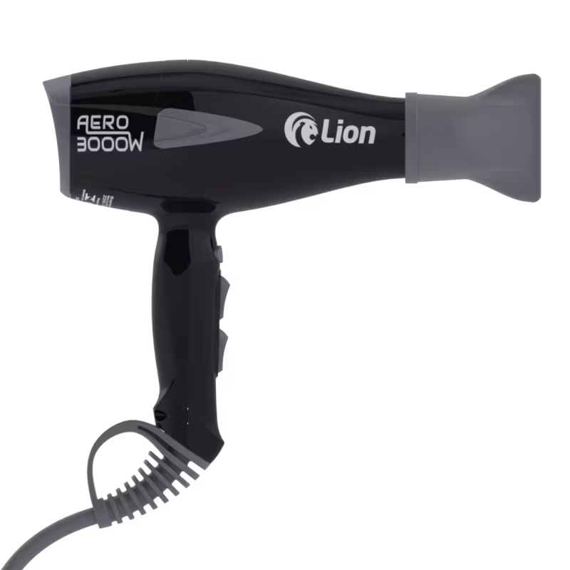 Secador de Cabelo Profissional 3000W | Lion Aero Preto