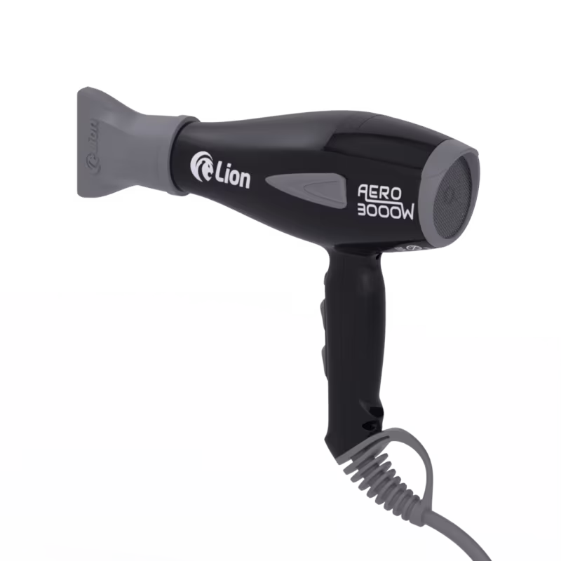 Secador de Cabelo Profissional 3000W | Lion Aero Preto