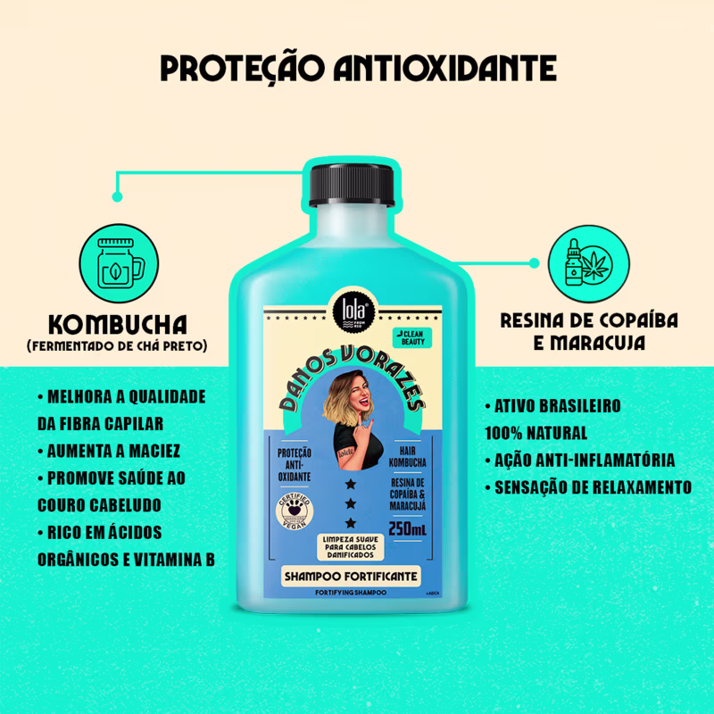 Lola Cosmetics Danos Vorazes - Shampoo Fortificante 250ml