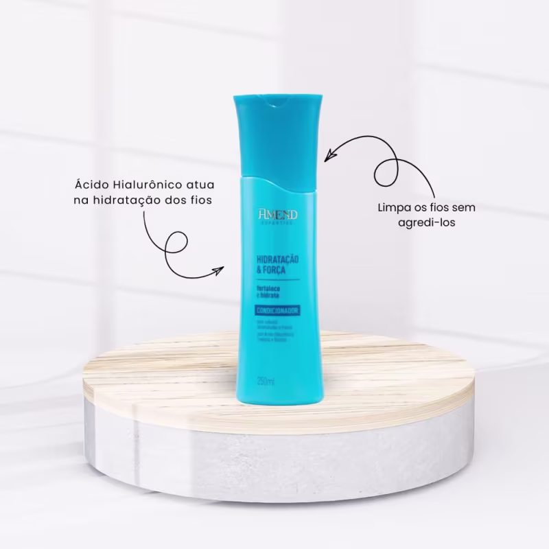 Kit Amend Hidratacao Forca Shampoo Condicionador Mascara