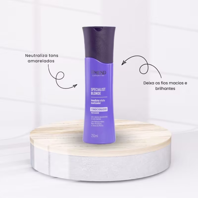 Kit Amend Specialist Blonde Shampoo Condicionador Mascara
