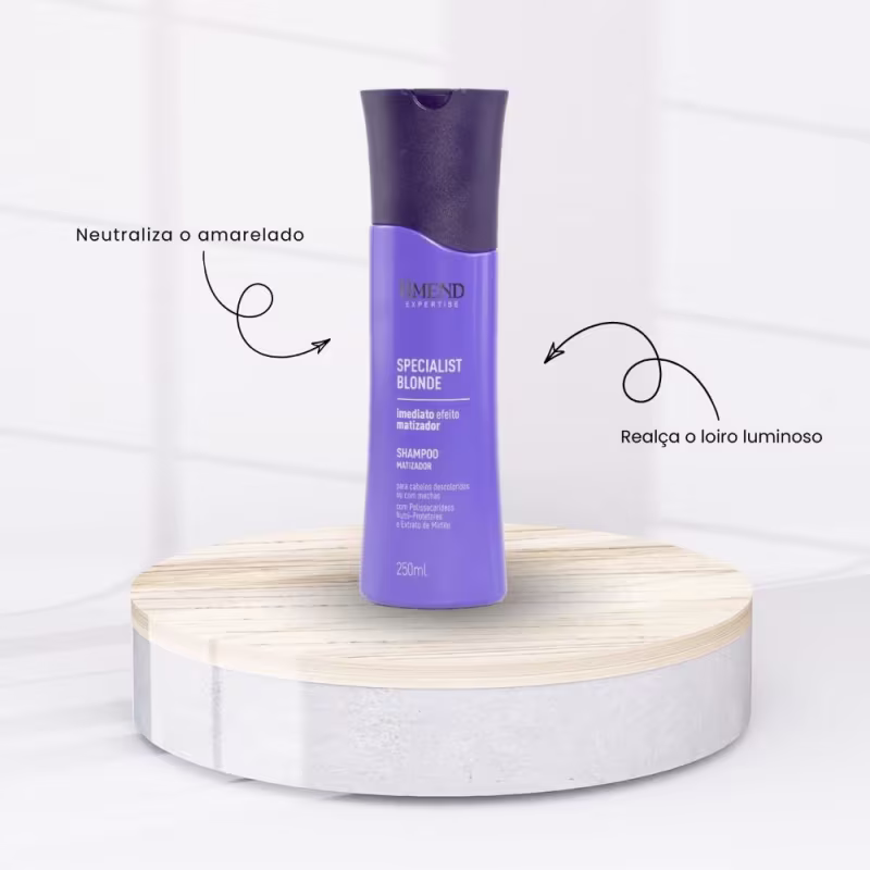 Kit Amend Specialist Blonde Matização Shampoo Mascara