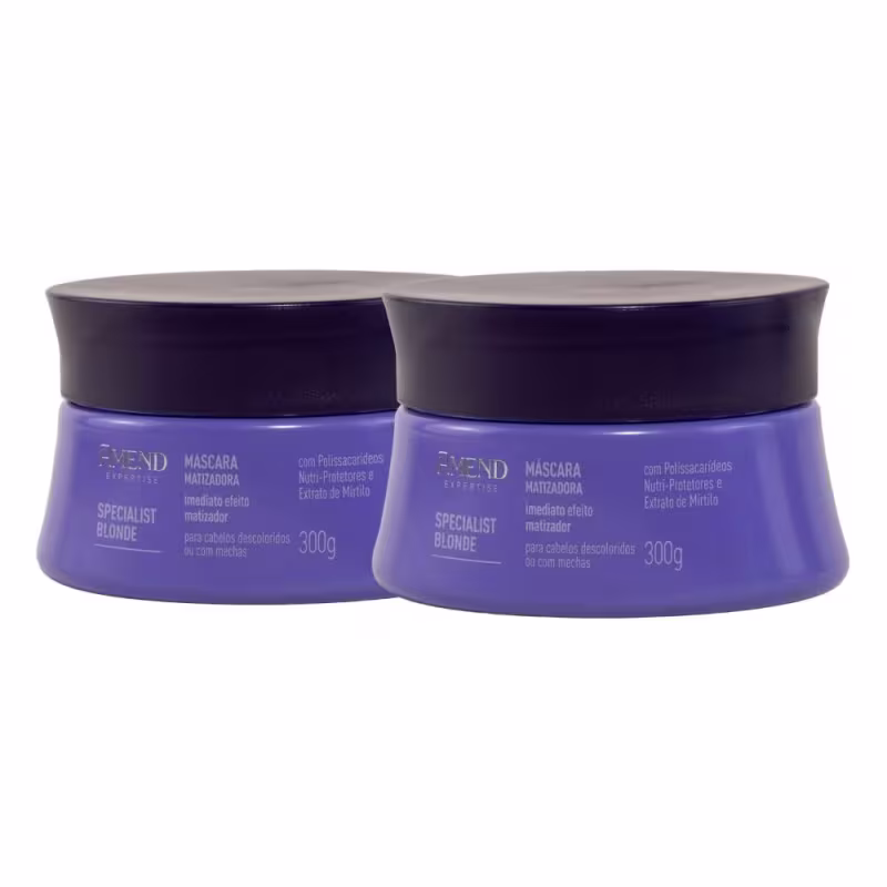 Kit Amend Specialist Blonde Matização 2 Mascaras 300 g