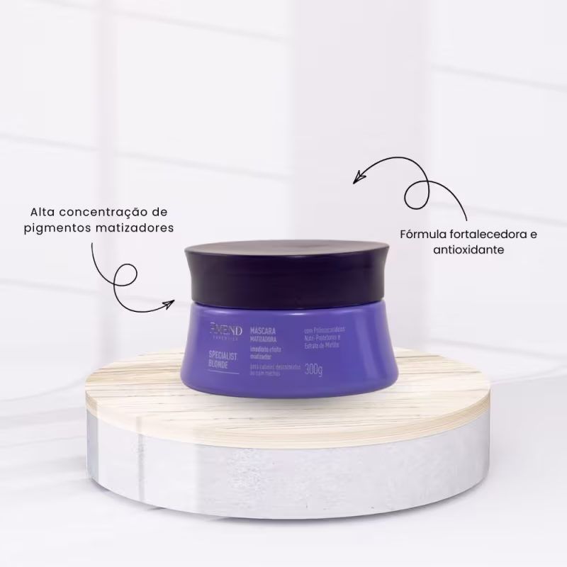 Kit Amend Specialist Blonde Matização 2 Mascaras 300 g