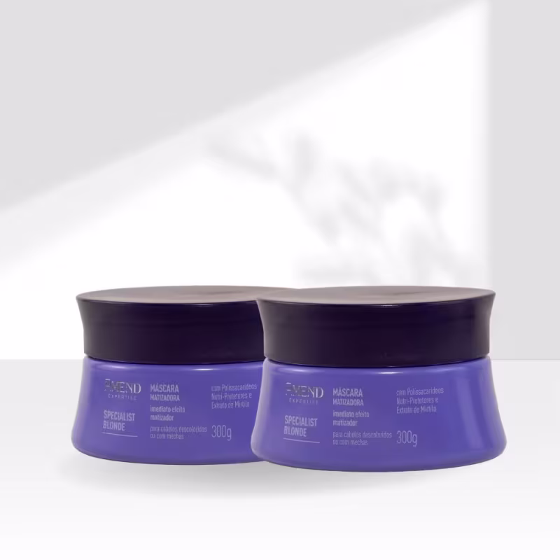 Kit Amend Specialist Blonde Matização 2 Mascaras 300 g