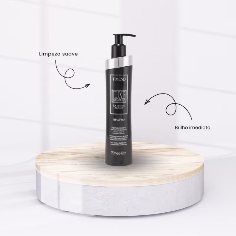Kit Amend Luxe Creations Shamp Condicionador Mascara Leavein