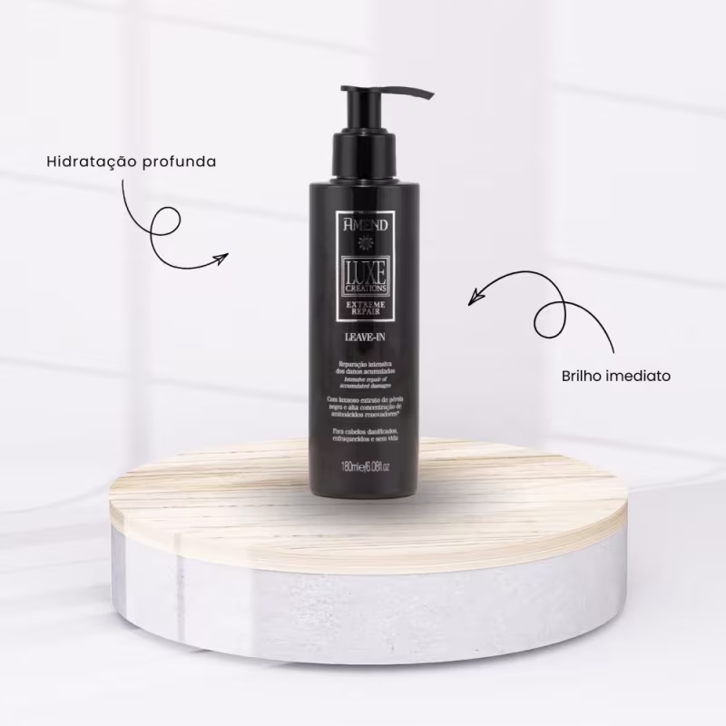 Kit Amend Luxe Creations Shampoo Mascara Leave-in