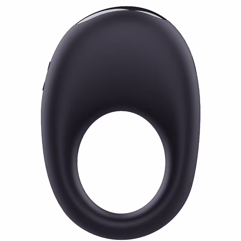 Anel Peniano Ring Z 7 Vibrações Silicone Flexível 8cm x 5,4cm Recarregável Prolonga Ereção