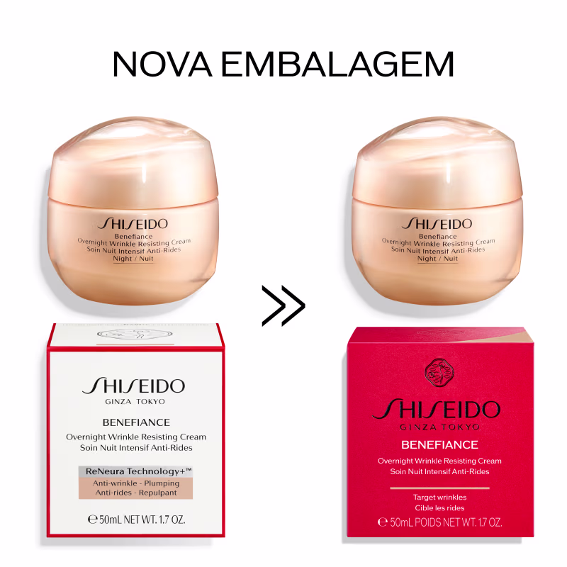 Shiseido Benefiance Overnight Wrinkle Resisting Cream - Creme Redutor de Linhas Noturno 50ml