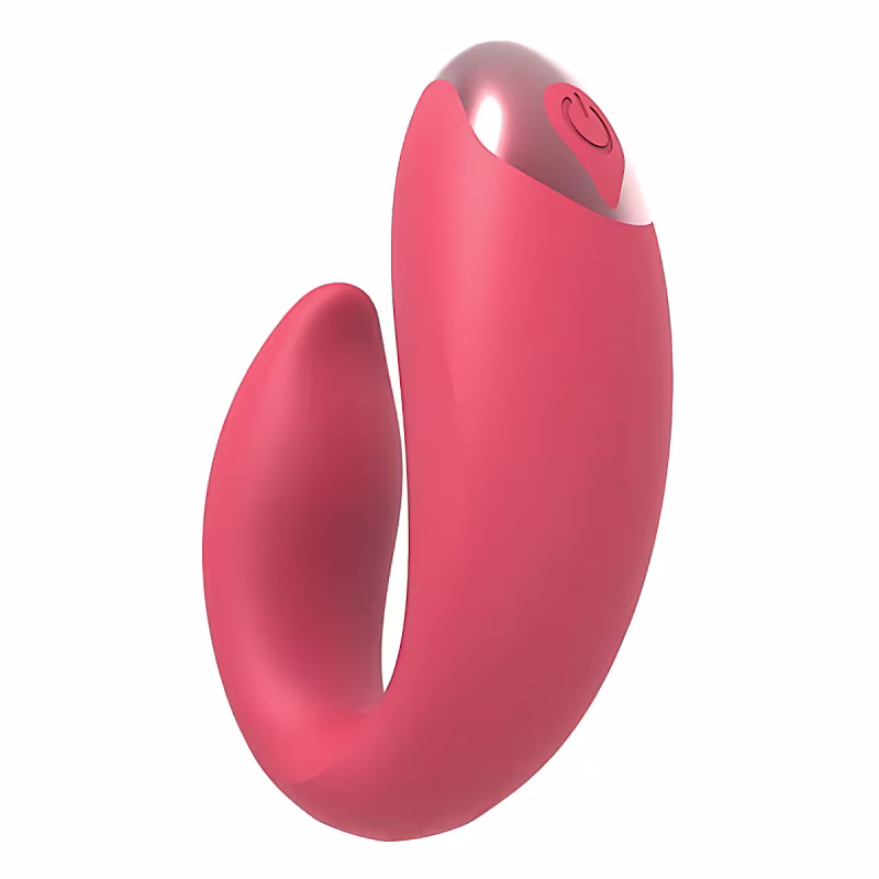 Vibrador de Casal Controle Remoto 10 Modos de Vibração com Case Recarregável