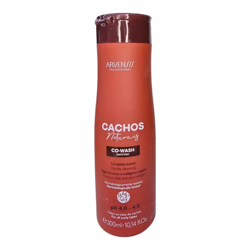 Kit Arvensis Professional Cachos Naturais - Shampoo 1L + Ativador De Cachos 1L + Co-Wash 300ml + Day After 250ml