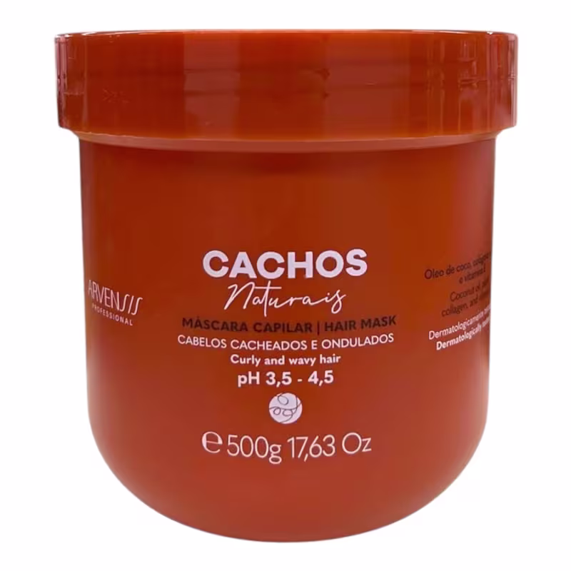 Kit Arvensis Professional Cachos Naturais - Shampoo 1L + Condicionador 1L + Máscara 500g + Geleia 500g