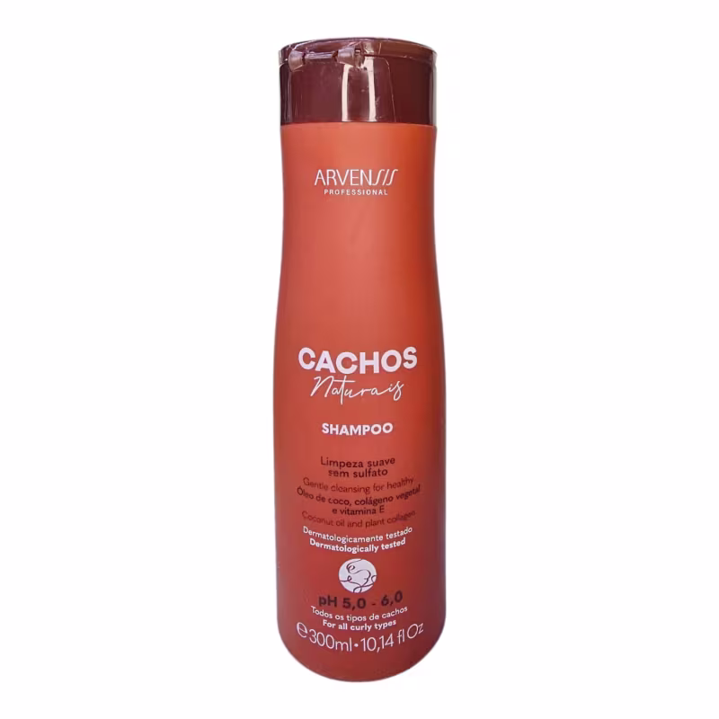Kit Arvensis Professional Cachos Naturais - Shampoo 300ml + Condicionador 300ml + Day After 250ml + Máscara Crespos 250g