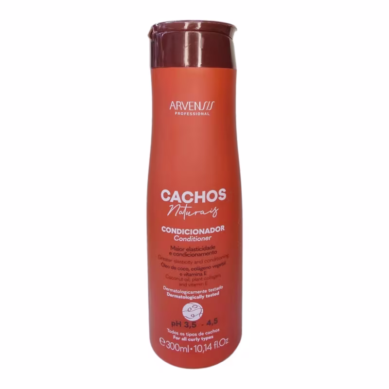 Kit Arvensis Professional Cachos Naturais - Shampoo 300ml + Condicionador 300ml + Ativador De Cachos 300ml + Day After 250ml