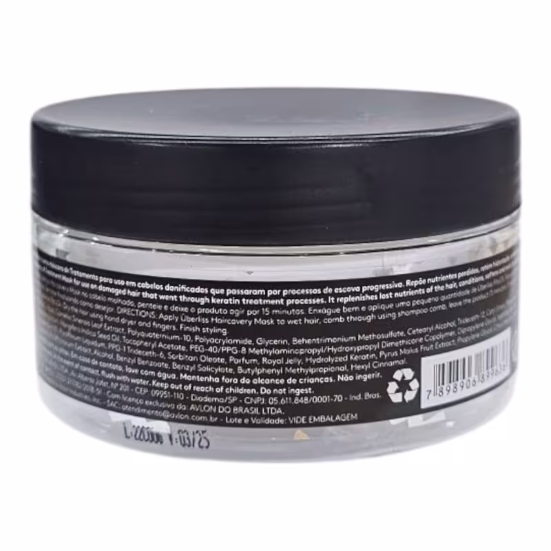 Kit Avlon Uberliss Hydrating - Shampoo 250ml + Haircovery Mask Máscara 150g