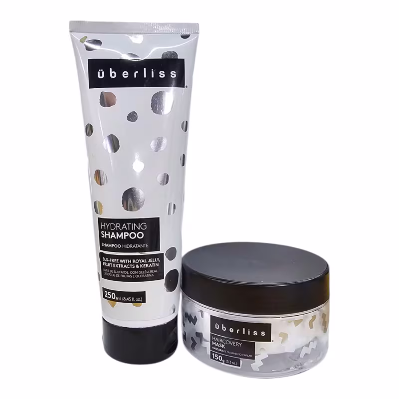 Kit Avlon Uberliss Hydrating - Shampoo 250ml + Haircovery Mask Máscara 150g
