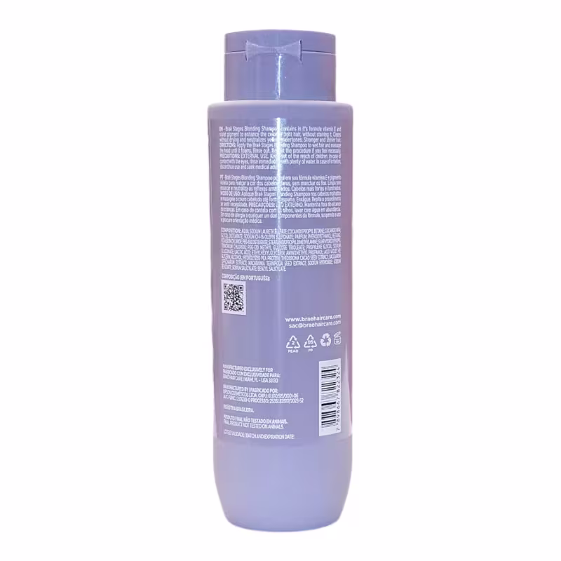 Kit Braé Stages Blonding Duo Home Care, 2 produtos.