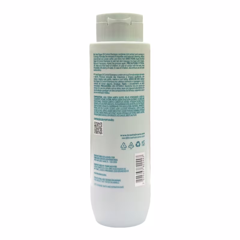 Kit Braé Stages Oil Control - Shampoo 250ml + Óleo 35ml