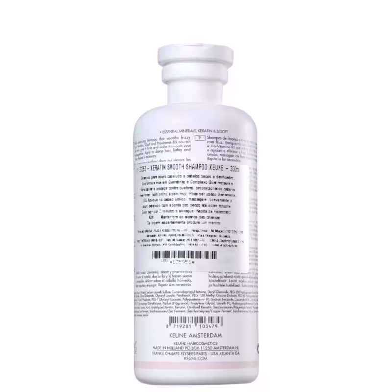 Kit Keune Care Keratin Smooth Trio Reconstrução e Proteção, 3 produtos.