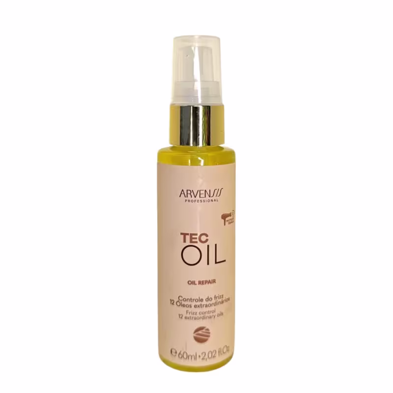 Kit Arvensis Tec Oil - Shampoo 300ml + Máscara 250g + Óleo reparador 60ml