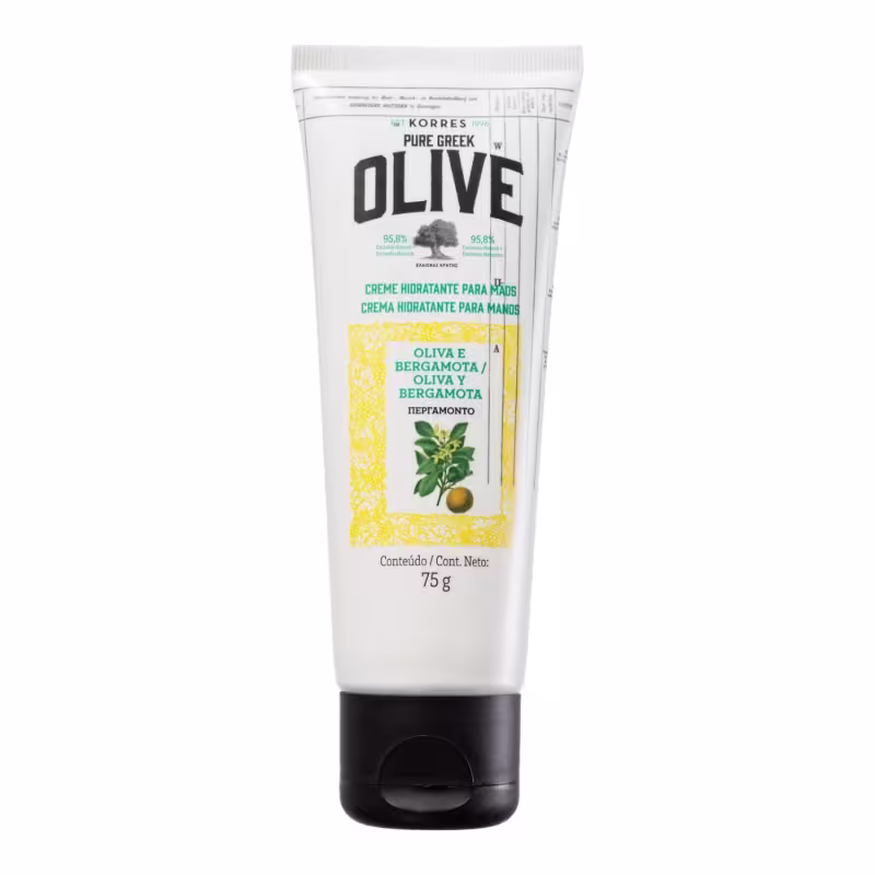 Kit Korres Pure Greek Olive e Bergamota - Sabonete Líquido 250ml + Creme para Mãos 75g