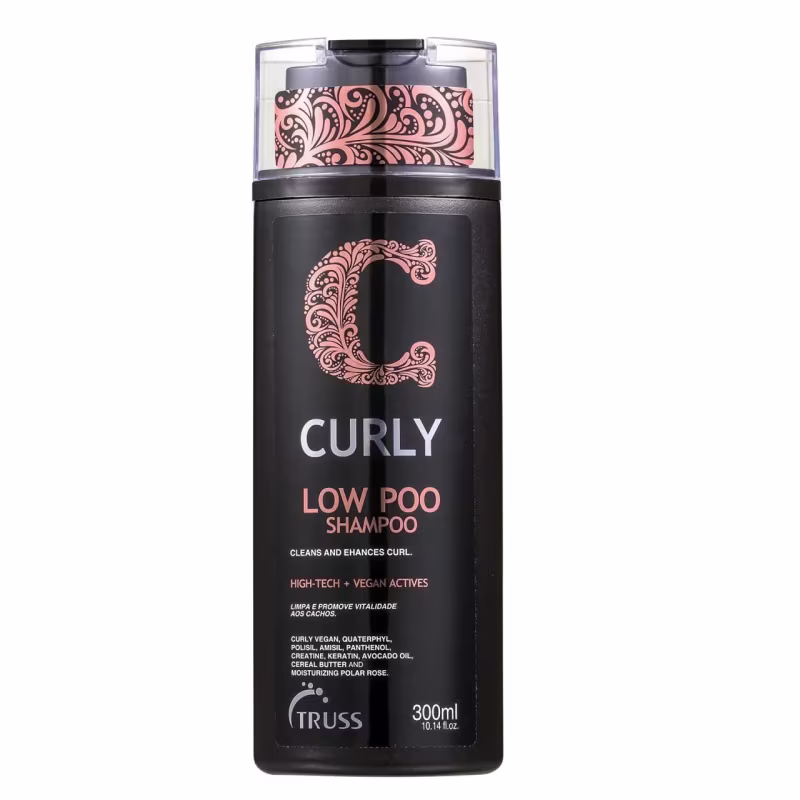 Kit Truss Curly - Shampoo Low-Poo 300ml + Condicionador 300ml + Uso Obrigatório 260ml