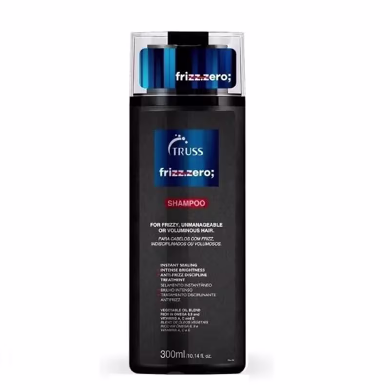 Kit Truss Frizz Zero - Shampoo 300ml + Condicionador 300ml + Uso Obrigatório Spray 260ml