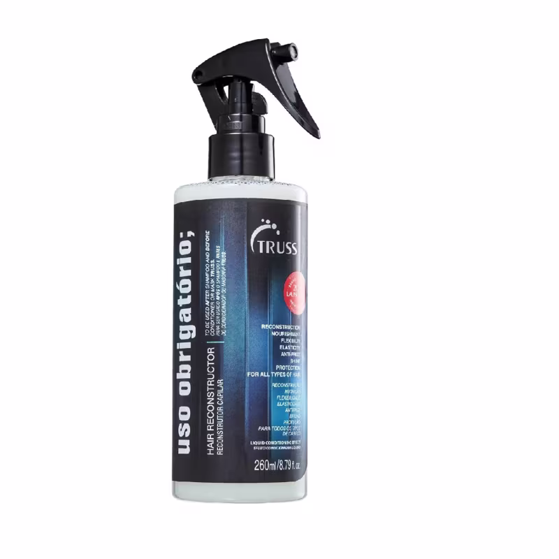 Kit Truss Nutri Infusion - Shampoo 300ml + Condicionador 300ml + Hair Protector 250ml + Uso Obrigatório Spray 260ml