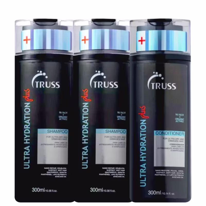 Kit Truss Ultra Hydration Plus - Shampoo (2x300ml) + Condicionador 300ml