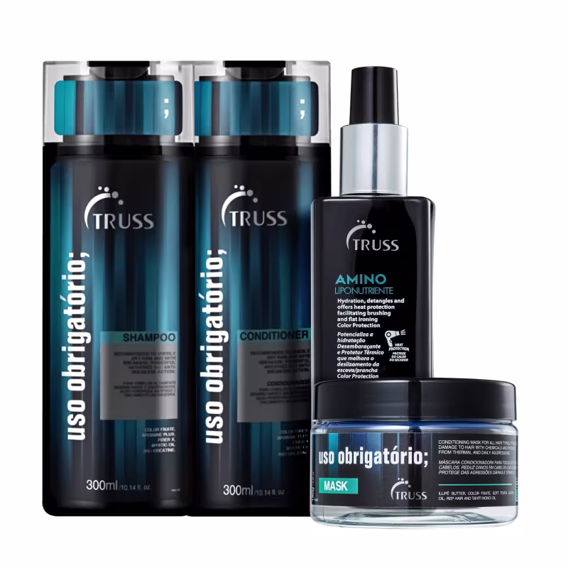 Kit TRUSS Uso Obrigatório Quarteto Power, 4 produtos.